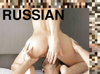 Van licks pleasures from glamorous Russian cutie