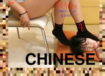asiático, lesbiana, pies, fetichista, china