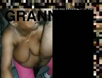 Granny slut swallows my nut