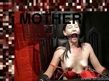 amatör, milf, bdsm, mor, bondage