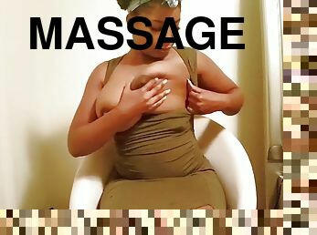 Shanice Granison massages her big fatty titties