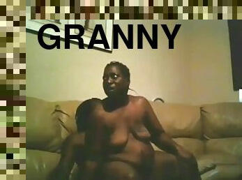 amateur, ébène, granny, black