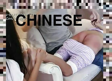 asiatisk, skønheder, teenager, fetish, kinesisk, smæk
