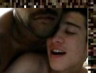 papá, amateur, anal, polla-enorme, adolescente, gay, papi, gay-joven, realidad, polla