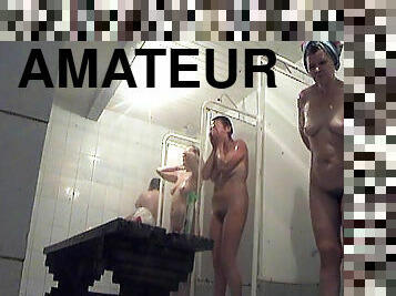 baignade, amateur, babes, cam, voyeur, douche, caché, réalité