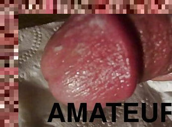 asiatisk, masturbation, amatör, cumshot, gay, sprut, ensam, close-up