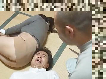 Japanese milf Goto Azusa, Family Hostage