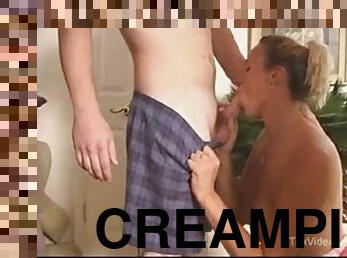 Mom son creampie