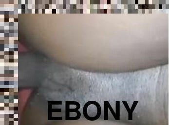 Ebony creampie