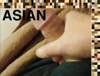 asiatique, papa, ejaculation-sur-le-corps, énorme-bite, gay, branlette, sexe-de-groupe, ejaculation, assez, solo