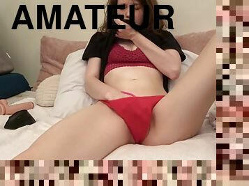 Amateur webcam young masturbates and teases