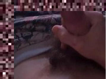 Cum shot when the wife is asleep