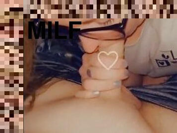 This Submissive Slut Milf Swallowed My Whole Dick