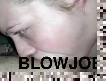 Amazing deepthroat blowjob