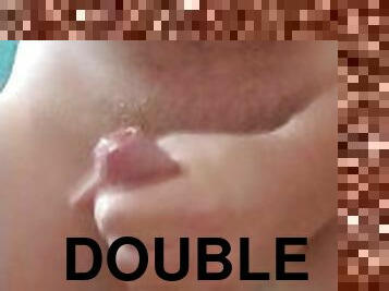 Double cumshot 1st one handsfree