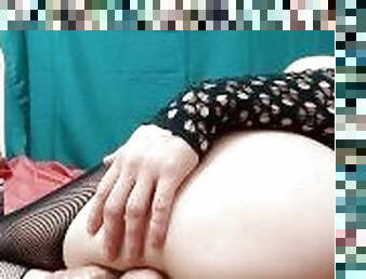 arsch, masturbieren, dilettant, anal-sex, spielzeug, geile, allein