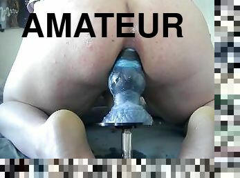 fett, dilettant, anal-sex, homosexuell, fett-mutti, chubby, schlampe, ficken, automat, dildo