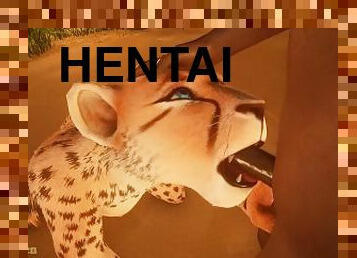 doggy-style, hentai, 3d, vild