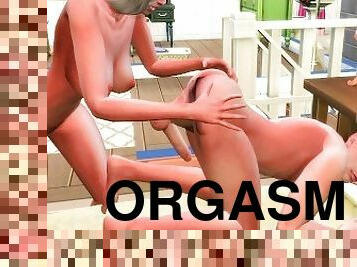 orgasm, pasarica, tasnit, sperma, excitat, cowgirl, stand-pe-fata, rimjob