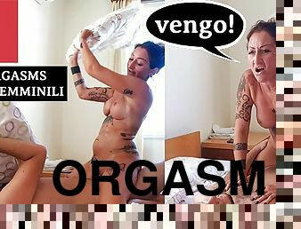 Vero orgasmo femminile ai minuti 11.15, 14.10, 15.55 - porno italiano - sesso romantico al mattino