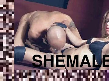 shemale, anal, brudar, blond