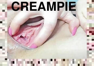 Wet Holes Wait for Creampie