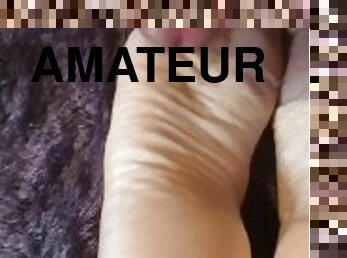 masturbation, femme, amateur, ejaculation-sur-le-corps, énorme-bite, couple, pieds, point-de-vue, ejaculation, britannique