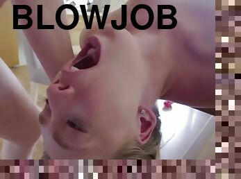 Lie back blowjob and unrelenting butt sex with blonde pawg aj applegate