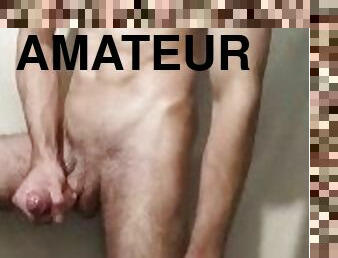 cul, masturbation, orgasme, étudiante, amateur, ejaculation-sur-le-corps, énorme-bite, lesbienne, maison, branlette