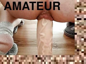 papa, vieux, amateur, anal, gay, jeune-18, ejaculation, chevauchement, gode, plus-agée