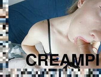 amatör, avsugning, hemmagjord, deepthroat, creampie, sväljer, pov, sprut, europeisk, euro