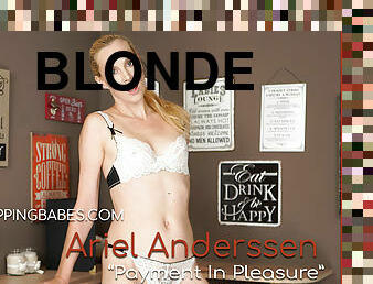 blonde, solo, petits-seins