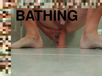 Taking it deep in the bath