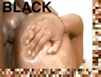 BBW sucks his black cock before sex