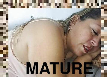 maman-et-garçon, vieux, amateur, mature, fellation, milf, latina, maman, point-de-vue, blonde