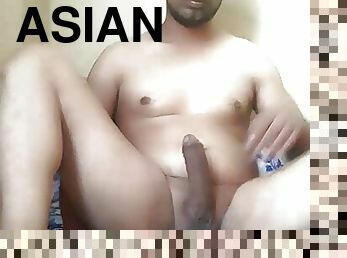 asian brother  masturbating
