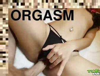 masturbation, orgasm, hardcore, pov, thailändsk, trosor, kåt