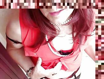 transexual, amateur, maduro, transexual-tranny, francés, travesti, medias, europeo, euro, lencería