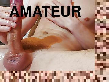 masturbation, mamelons, orgasme, amateur, anal, ejaculation-sur-le-corps, énorme-bite, jouet, gay, point-de-vue