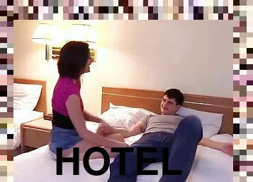 Bro and sis get naughty in hotel