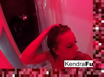 Kendra Cole takes a sexy shower!