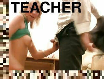 Doggystyle fucking with teacher