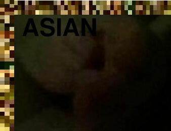 asiatisk, kone, amatør, tenåring, føtter, pov, fetisj, footjob