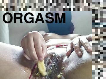 mastubasi, orgasme, vagina-pussy, isteri, anal, berkulit-hitam, pelacur-slut, sempurna, kecil-mungil, pisang