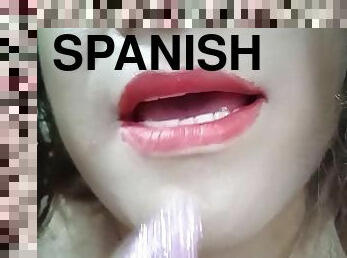 Mandy, Joi en Español dame tu leche caliente en mi boca amor