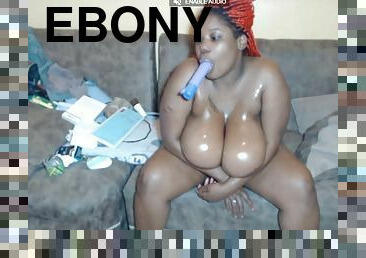 Bbw ebony cam boobs dildo