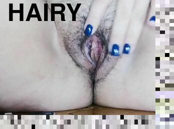 Hairy Friend Send Me Her Hairy Creamy Pussy