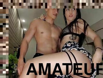 masturbation, amatör, brudar, tonåring, hemmagjord, underkläder, webbkamera, rumpa-butt, brunett