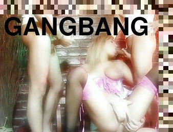 anal, sayang, blowjob-seks-dengan-mengisap-penis, cumshot-keluarnya-sperma, gambarvideo-porno-secara-eksplisit-dan-intens, gangbang-hubungan-seks-satu-orang-dengan-beberapa-lawan-jenis, seks-grup, ganda, berambut-pirang, berempat