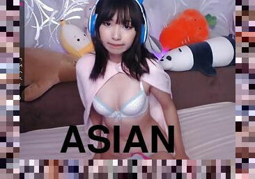 asiatique, fisting, masturbation, jouet, japonais, solo